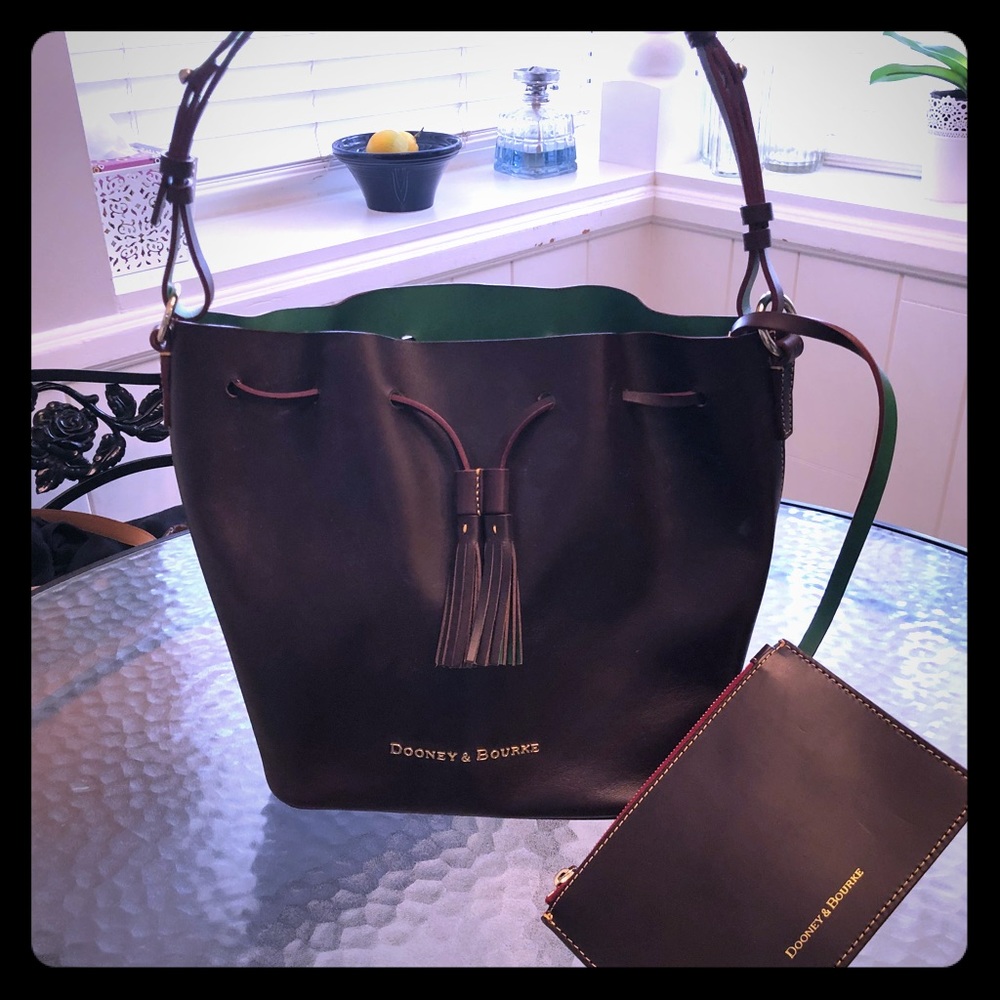 Brown leather Tote
